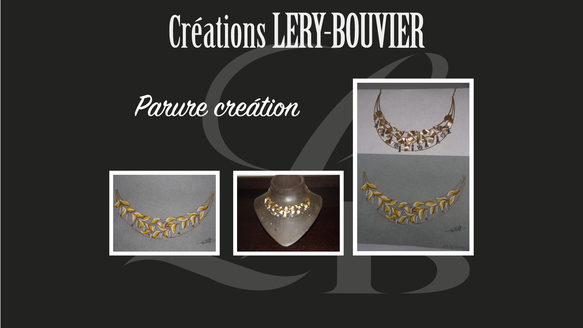 Création Lery Bouvier Parure Or